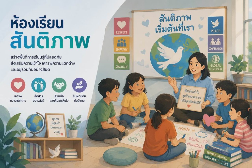 ภาพประกอบ: ห้องเรียนสันติภาพ