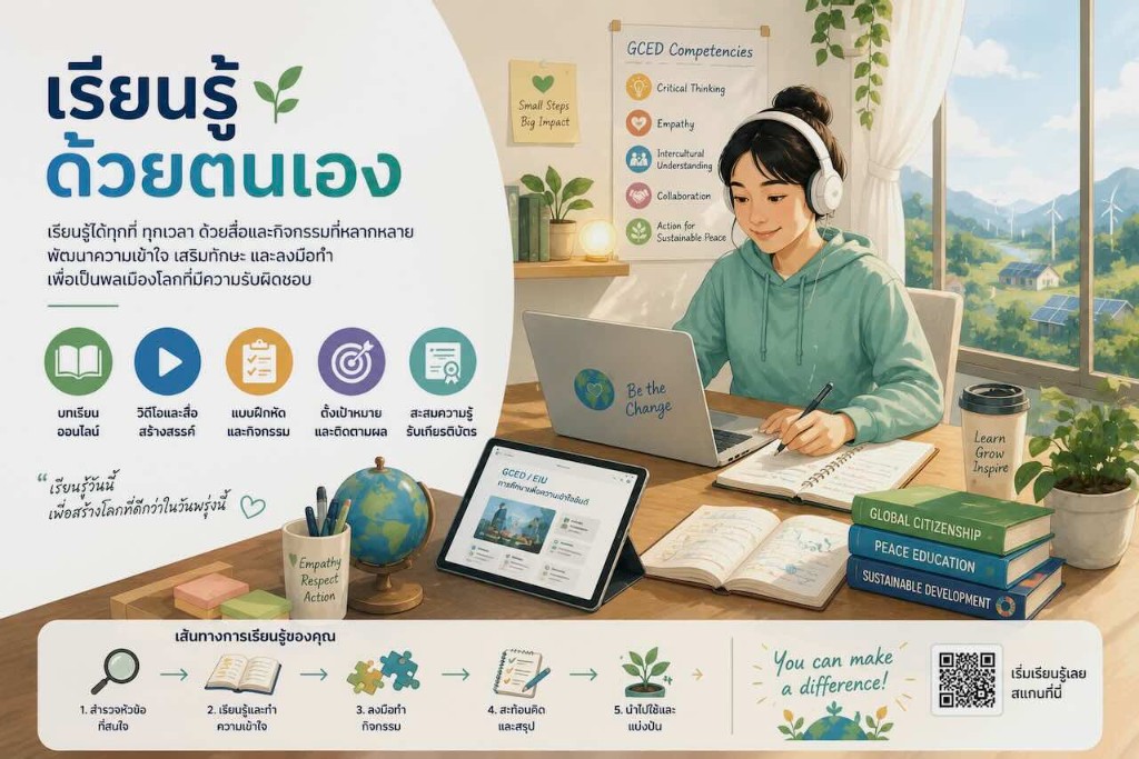 ภาพประกอบ: เรียนรู้ด้วยตนเอง